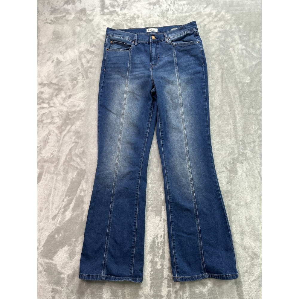Nicole Miller Dark Blue Flare Jeans